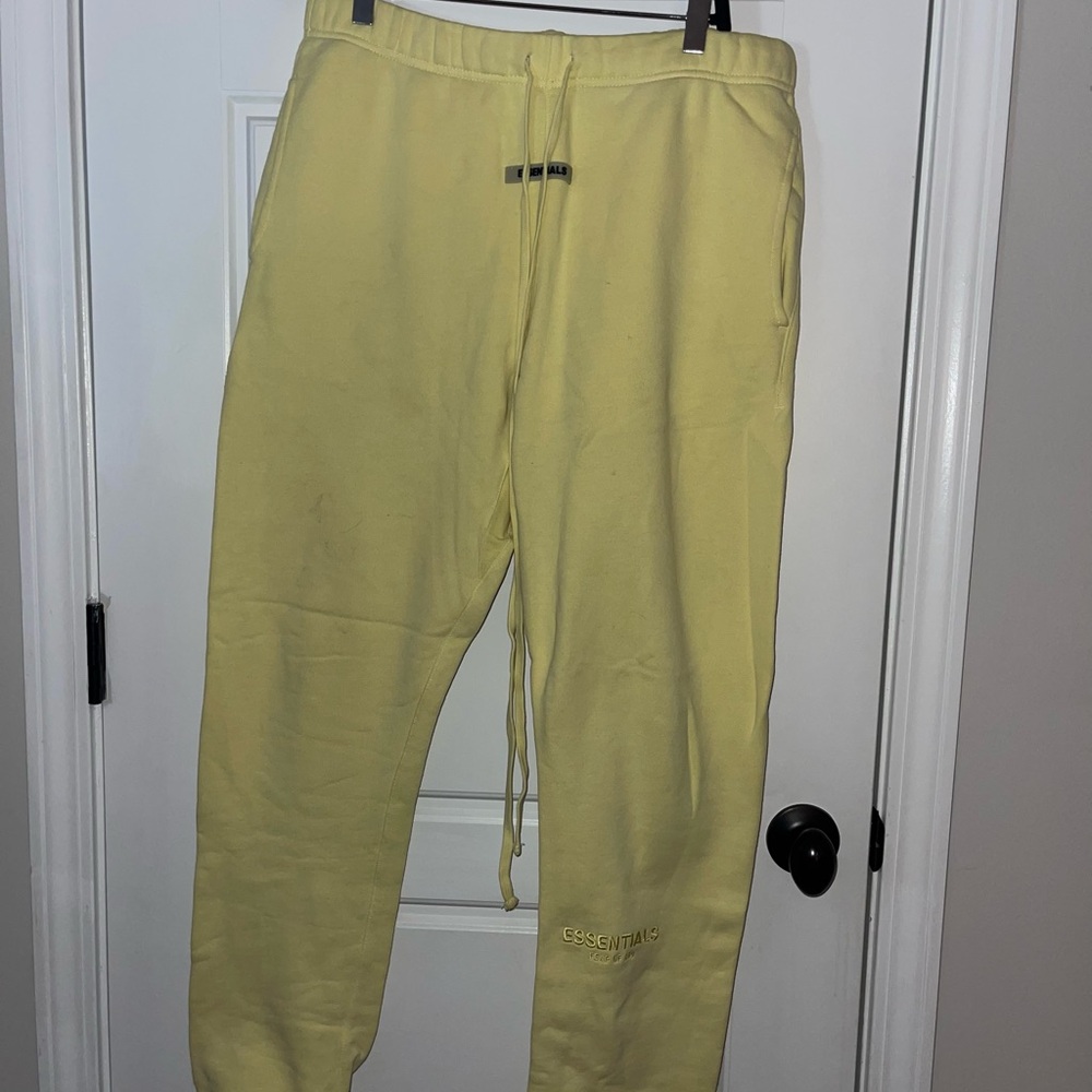 Essentials Yellow Men's Pants